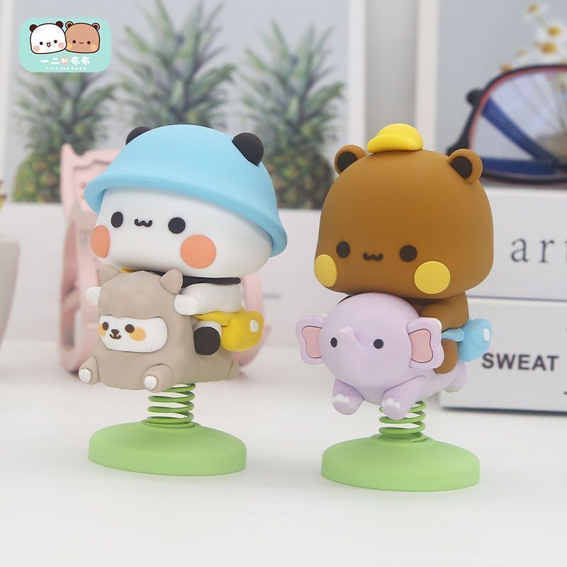Car Accessories Kit - Yier Bubu Spring Swing Figurine Cute