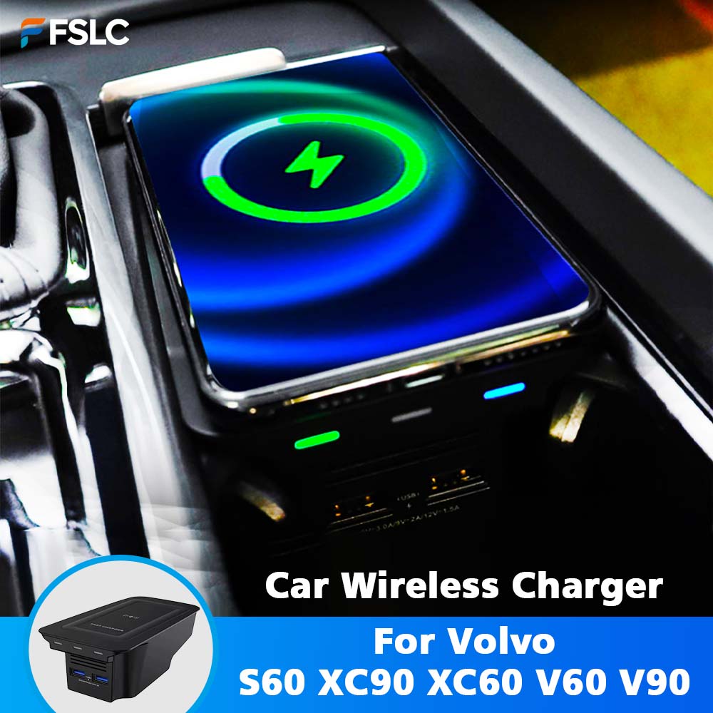 ⭐Genuine⭐ Car Wireless Charger - Volvo Car Accessories Xc60 评论和价格