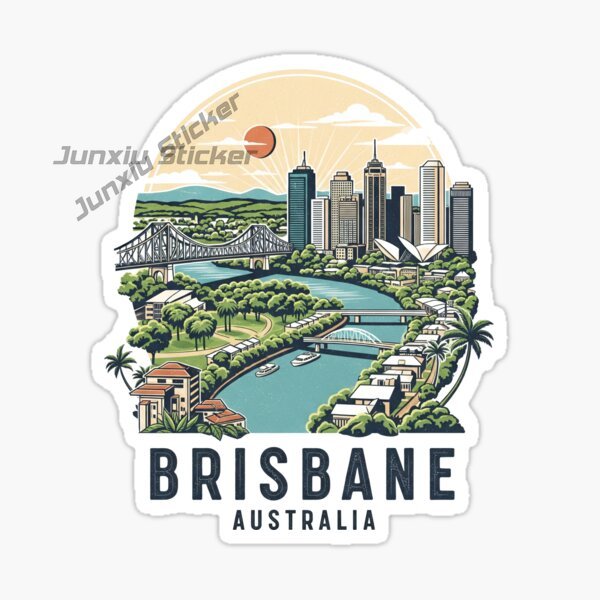 Australia BRISBANE Flag Vinyl  - Car Accessories Brisbane 评论和价格
